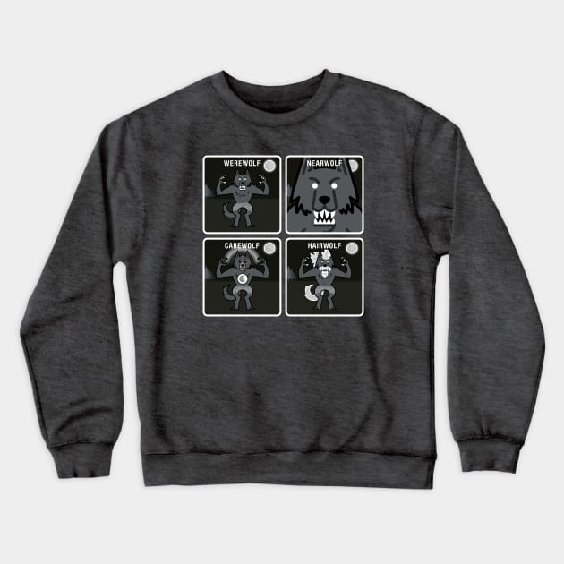 Werewolf Identification pt1 Crewneck Sweatshirt by HtCRU